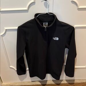 The North Face Black Long Sleeve quarter-zip  Pullover